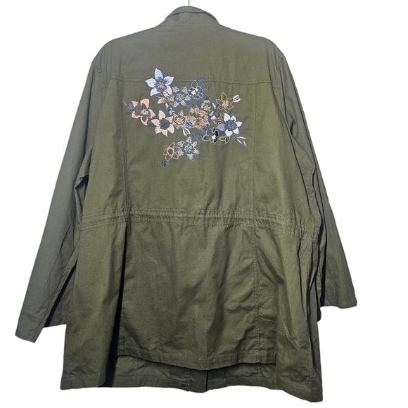 mark 100% Cotton Embordered Lightweight Jacket - Picture 3 of 6